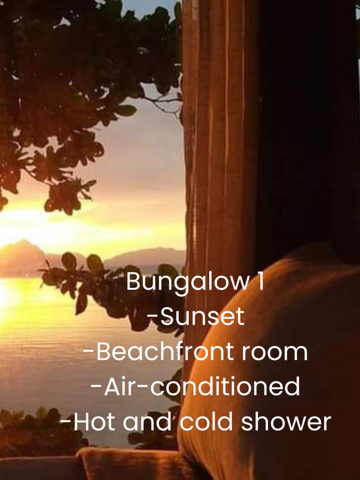 מלון אל נידו Hut Sunset View מראה חיצוני תמונה
